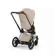 Cybex ePriam Style rattaat Chrome/Brown, Cozy Beige, takaa. - Lastenvaunut ja yhdistelmävaunut - 526000201eSTACBCB - 8