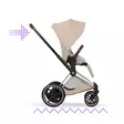 Cybex ePriam Style rattaat Chrome/Brown, Cozy Beige, avustaa epätasaisessa maastossa. - Lastenvaunut ja yhdistelmävaunut - 526000201eSTACBCB - 7