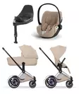 Cybex ePriam Style starttipaketti Chrome/Brown, Cozy Beige. - Lastenvaunut ja yhdistelmävaunut - 526000201eSTACBCB - 1