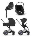 Cybex ePriam Style starttipaketti Chrome/Brown, Sepia Black. - Lastenvaunut ja yhdistelmävaunut - 526000201eSTACBSB - 1