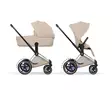 Cybex ePriam Style yhdistelmävaunut Chrome/Brown, Cozy Beige. - Lastenvaunut ja yhdistelmävaunut - 526000201eYHDCBCB - 1