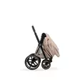 Cybex Priam Style vaunukoppa Cozy Beige taitettuna kasaan rungossa. - Lastenvaunut ja yhdistelmävaunut - 526000201STACBCB - 9