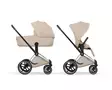 Cybex Priam Style yhdistelmävaunut Chrome/Brown, Cozy Beige. - Lastenvaunut ja yhdistelmävaunut - 526000201YHDCBCB - 1