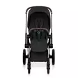 Cybex Priam Style rattaat Sepia Black edestä. - Lastenvaunut ja yhdistelmävaunut - 526000201YHDCBSB - 9