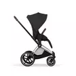 Cybex Priam Style rattaat Sepia Black, kasvot menosuuntaa kohti. - Lastenvaunut ja yhdistelmävaunut - 526000201YHDCBSB - 7