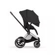 Cybex Priam Style rattaat Sepia Black, suuri jatkettava kuomu. - Lastenvaunut ja yhdistelmävaunut - 526000201YHDCBSB - 8