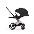 Cybex Priam Style rattaat Sepia Black, makuuasennossa. - Lastenvaunut ja yhdistelmävaunut - 526000201YHDCBSB - 5
