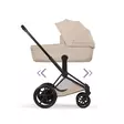 Cybex ePriam Style vaunut Matt Black, Cozy Beige, keinuttaa sovelluksen avulla vaunuja itsestään. - Lastenvaunut ja yhdistelmävaunut - 526000211eSTAMBCB - 3