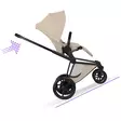 Cybex ePriam Style rattaat Matt Black, Cozy Beige, avustaa ylämäessä. - Lastenvaunut ja yhdistelmävaunut - 526000211eSTAMBCB - 7