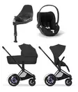Cybex ePriam Style starttipaketti Matt Black, Sepia Black. - Lastenvaunut ja yhdistelmävaunut - 526000211eSTAMBSB - 1
