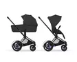 Cybex ePriam Style yhdistelmävaunut Matt Black Sepia Black. - Lastenvaunut ja yhdistelmävaunut - 526000211eYHDMBSB - 1