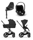 Cybex Priam Style starttipaketti Matt Black, Sepia Black. - Lastenvaunut ja yhdistelmävaunut - 526000211STAMBSB - 1