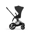 Cybex Priam Style rattaat Sepia Black, istuinosa työntäjää kohti. - Lastenvaunut ja yhdistelmävaunut - 526000211YHDMBSB - 4