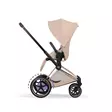 Cybex ePriam Style rattaat Rosegold, Cozy Beige, kasvot työntäjää kohti. - Lastenvaunut ja yhdistelmävaunut - 526000221eSTARGCB - 5