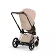 Cybex ePriam Style rattaat Rosegold, Cozy Beige, takaa. - Lastenvaunut ja yhdistelmävaunut - 526000221eSTARGCB - 9