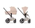 Cybex Priam Style yhdistelmävaunut Champagne, Cozy Beige. - Lastenvaunut ja yhdistelmävaunut - 526000221YHDCHCB - 1