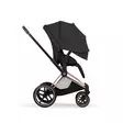 Cybex Priam Style yhdistelmävaunut Rosegold, Sepia Black rattaat, jatkettavalla kuomulla. - Lastenvaunut ja yhdistelmävaunut - 526000221YHDRGSB - 7