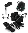 Bugaboo Donkey 6 starttipaketti Single Black/Heritage Black - Lastenvaunut ja yhdistelmävaunut - 100370002STAATB - 1