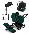 Bugaboo Donkey 6 starttipaketti Single Black/Fern Green - Lastenvaunut ja yhdistelmävaunut - 100370006STAATB - 1