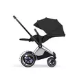 Cybex ePriam Style rattaat Chrome/Brown, Sepia Black makuuasennossa. - Lastenvaunut ja yhdistelmävaunut - 526000201YeHDCBSB - 5