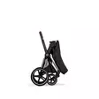 Cybex ePriam Style rattaat Chrome/Brown, Sepia Black taitettuna kasaan. - Lastenvaunut ja yhdistelmävaunut - 526000201YeHDCBSB - 9