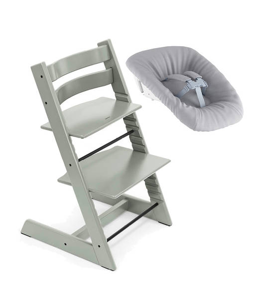 Stokke Tripp Trapp sy=C3=B6tt=C3=B6tuoli ja Newborn setti Glacier Gree=
n. - Stokke Tripp Trapp tuotteet - 100142NB - 1