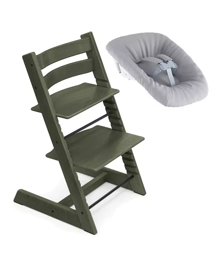 Stokke Tripp Trapp syöttötuoli Marble Green + Newborn set. - Stokke Tripp Trapp tuotteet - 1001451NB - 1