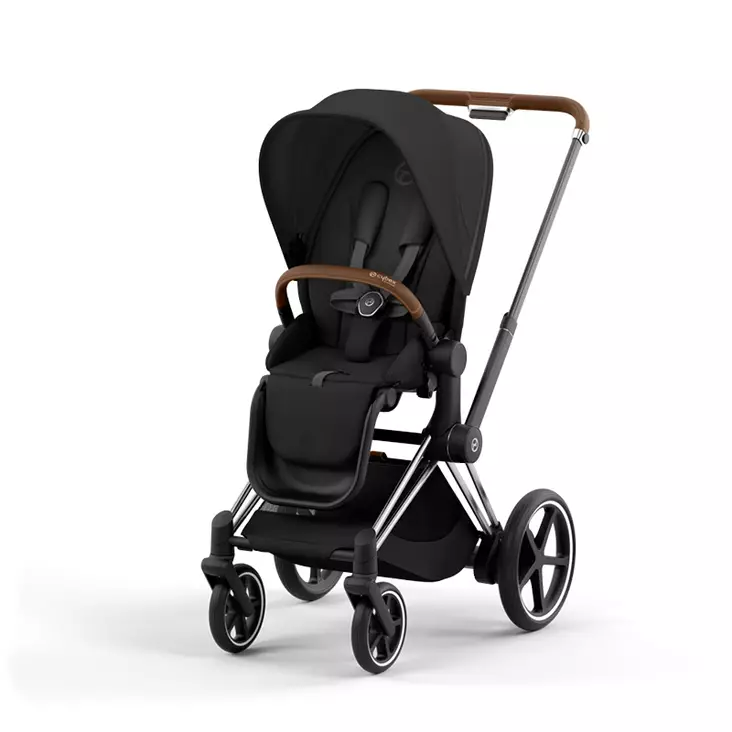 Cybex ePriam 4 lastenrattaat Chrome/Brown, Sepia Black. - Matkarattaat ja lastenrattaat - 521002319eRATCBRSB - 1