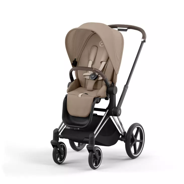 Cybex Priam 4 lastenrattaat Chrome/Brown, Cozy Beige. - Lastenvaunut ja yhdistelmävaunut - 521002319RATCBRCB - 1