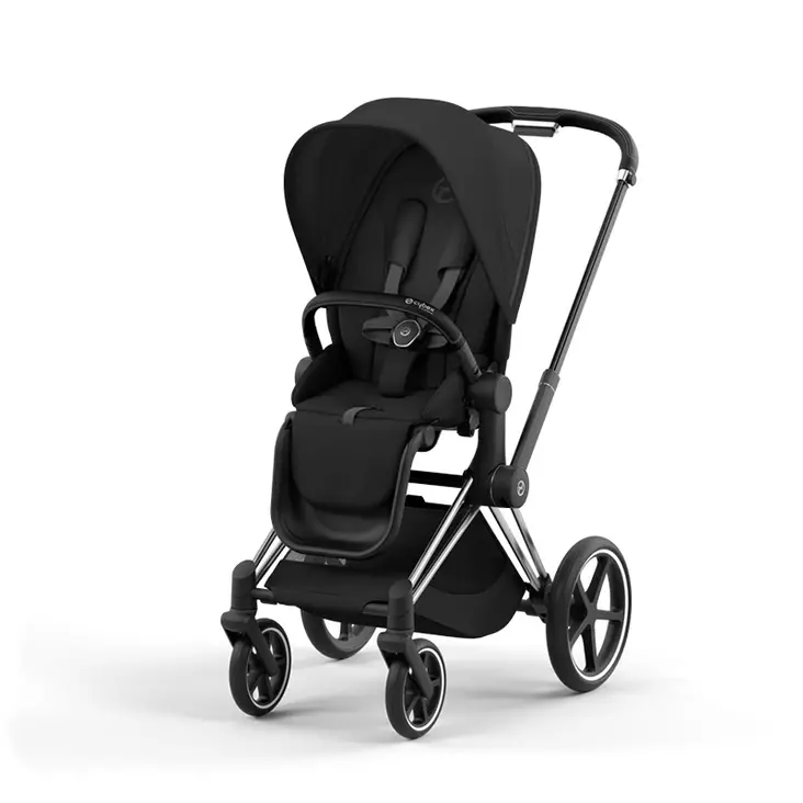 Cybex Priam 4 lastenrattaat Chrome/Black, Sepia Black. - Matkarattaat ja lastenrattaat - 521002325RATCBSB - 1