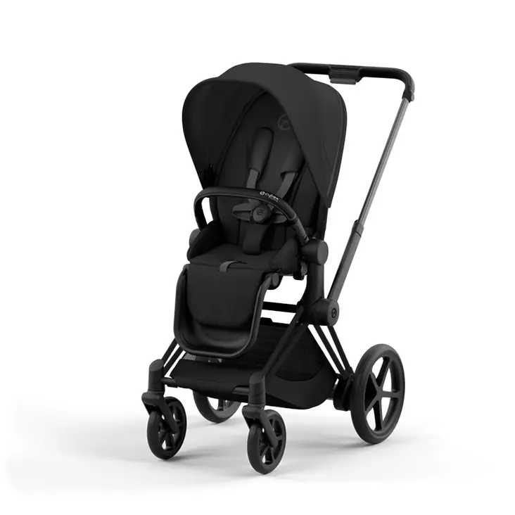 Cybex ePriam 4 lastenrattaat Matt Black, Sepia Black. - Matkarattaat ja lastenrattaat - 521002331eRATMBSB - 1