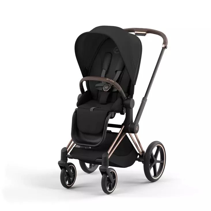 Cybex Priam 4 lastenrattaat Rosegold, Sepia Black. - Matkarattaat ja lastenrattaat - 52100233RGSSB - 1