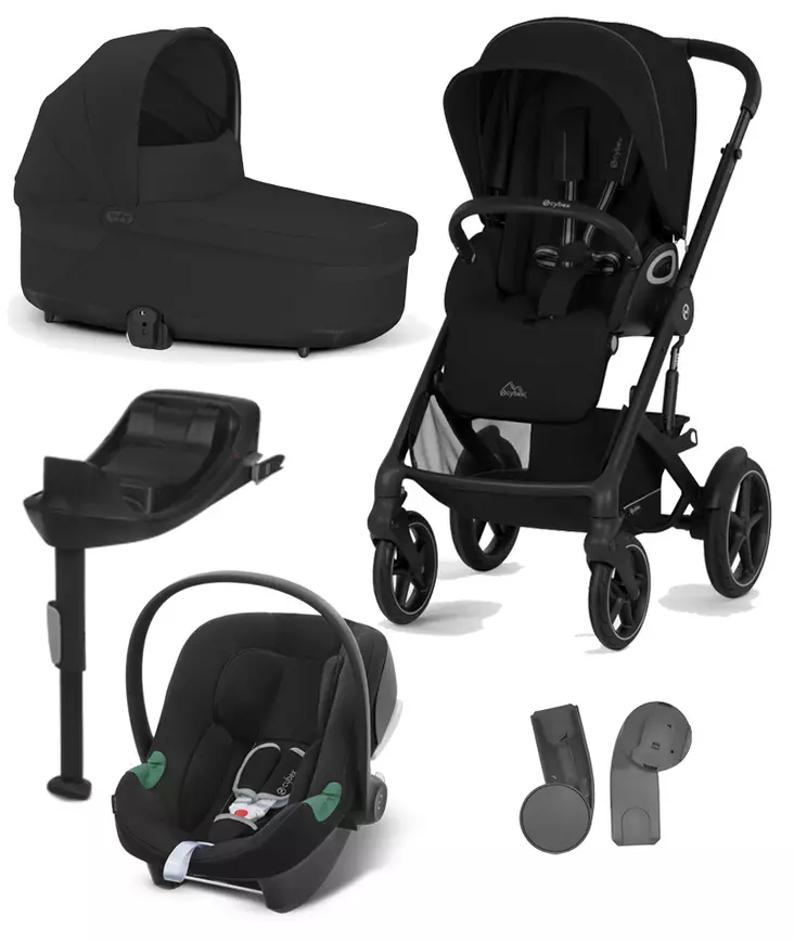 Cybex Talos S lux 2025 starttipaketti Moon Black. - Lastenvaunut ja yhdistelmävaunut - 525000799STAATB - 1
