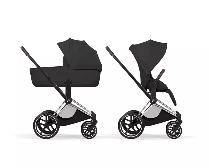 Cybex Priam Style yhdistelmävaunut Chrome/Brown, Sepia Black. - Lastenvaunut ja yhdistelmävaunut - 526000201YHDCBSB - 1