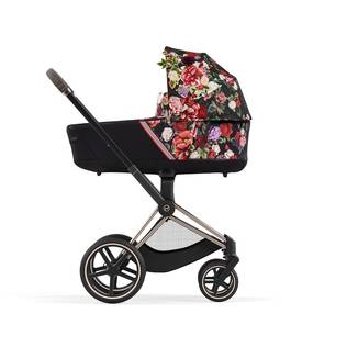 Cybex Priam vaunut Simply Flowers Dark -kuosilla - Lastenvaunut ja yhdistelmävaunut - 522000917YHD - 1
