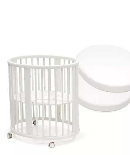 Stokke Sleepi Mini V3 pinnasänky White sekä patja ja lakana. - Stokke Sleepi tuotteet - 591302bund - 1