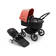 Bugaboo Donkey 5 yhdistelm=C3=A4vaunut ja ratasosa Black/Midnight Blac=
k, Sunrise Red. - Lastenvaunut ja yhdistelmävaunut - 10000MB33YHD - 3