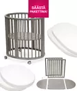 Stokke Sleepi Big Bundle starttipaketti Hazy Grey V3. - Pinnasängyt ja lastensängyt - 221607bigbund - 1