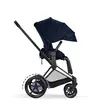 Cybex ePriam rattaat Fashion Rebellious Luxury Denim Blue/Navy Blue, jatkettavalla kuomulla. - Lastenvaunut ja yhdistelmävaunut - 5250005011eYHD - 5