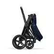 Cybex Priam 4 rattaat Fashion Rebellious Luxury Denim Blue, kasattuna. - Lastenvaunut ja yhdistelmävaunut - 525000501YHD - 6