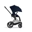 Cybex Priam 4 rattaat Fashion Rebellious Luxury Denim Blue jatkettavalla kuomulla. - Lastenvaunut ja yhdistelmävaunut - 525000501YHD - 4