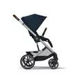 Cybex Balios S Lux rattaat värissä Ocean Blue sivusta. - Lastenvaunut ja yhdistelmävaunut - 522003755YHD - 3