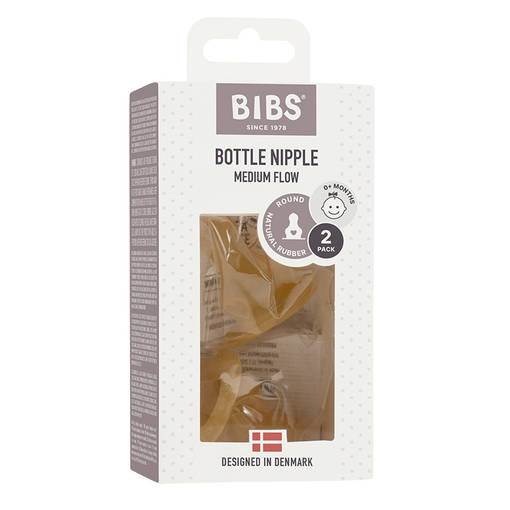 Bibs baby bottle nipple medium flow. - Tuttipullot ja pullotutit - BIBN2PMED - 1