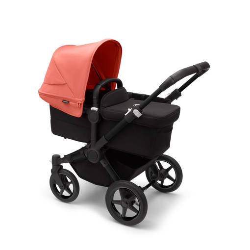 Bugaboo Donkey 5 yhdistelm=C3=A4vaunut Black/Midnight Black, Sunrise R=
ed. - Lastenvaunut ja yhdistelmävaunut - 10000MB33YHD - 1