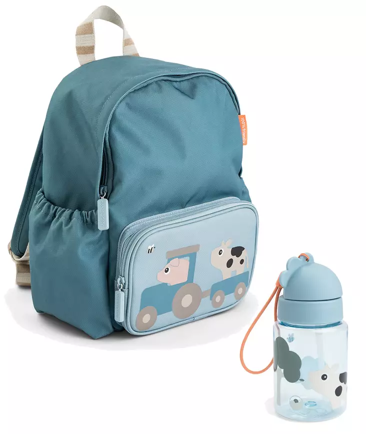 Lasten reppu-bundle Done by Deer Tiny Farm Blue. - Kerhoreput - 7053722BUND - 1