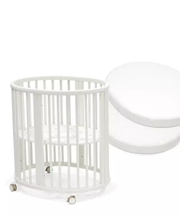 Stokke Sleepi Mini V3 pinnasänky White sekä patja ja lakana. - Stokke Sleepi tuotteet - 591302bund - 1
