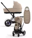 Cybex ePriam 4 vaunut ja lämpöpussi Matt Black, Cozy Beige. - Lastenvaunut ja yhdistelmävaunut - 521002331eYFMCBE - 1