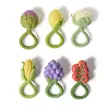 Oli&Carol purulelu-helistimet on luonnonkumia. - Purulelut - L-RATTLE-ARTICHOKE - 3