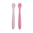 Silikonilusikka MyLo 2 kpl Pink & Peony. - Ensilusikat ja lasten aterimet - MYLPINPE - 1