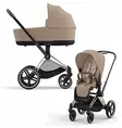 Cybex Priam yhdistelmävaunut värissä Cozy Beige. - Lastenvaunut ja yhdistelmävaunut - 521002319YHDCBE - 1